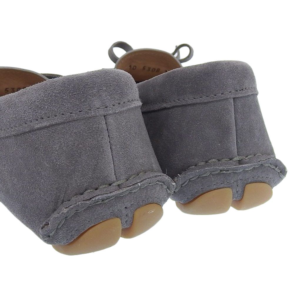 PRADA スエード ロゴ リボン ドライビングシューズ 35 約22.5cm