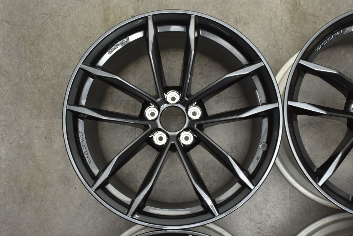 RZ34新型フェアレディZ 純正19インチ鍛造ホイール（RAYS製）４本セット 新品】NISSAN 現行 RZ34 フェアレディZ 純正OPホイール RAYS