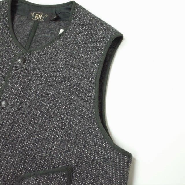 look　ダブルアールエルビーチクロスベスト RRL等の通販サイト【RHYTHM】RRL(ダブルアールエル)BRANDT WOOL