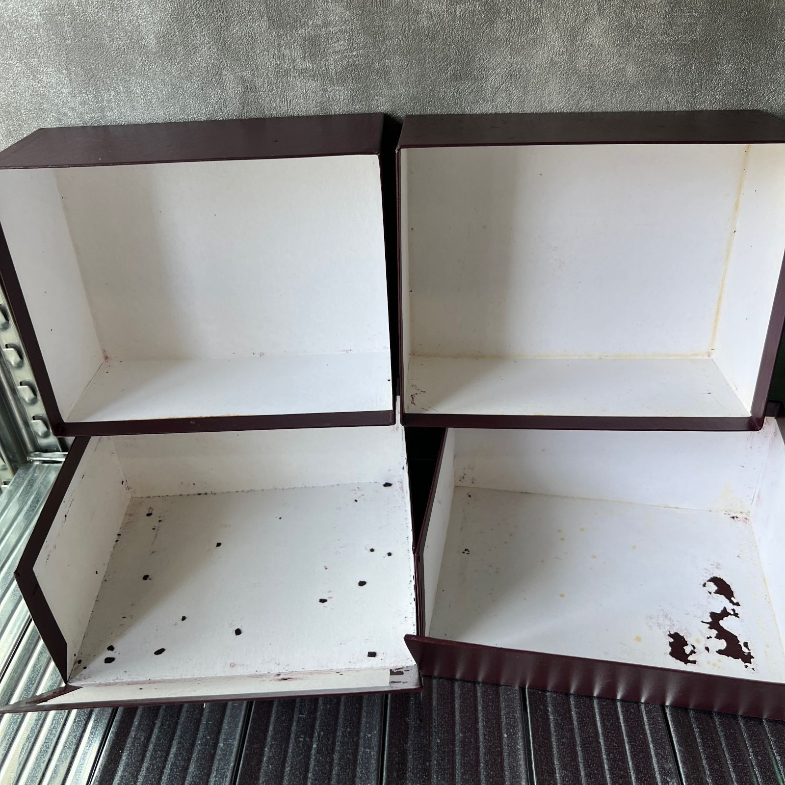 チューダー TUDOR 空箱 時計ケース BOX 2Pセット JUNK 劣化あり