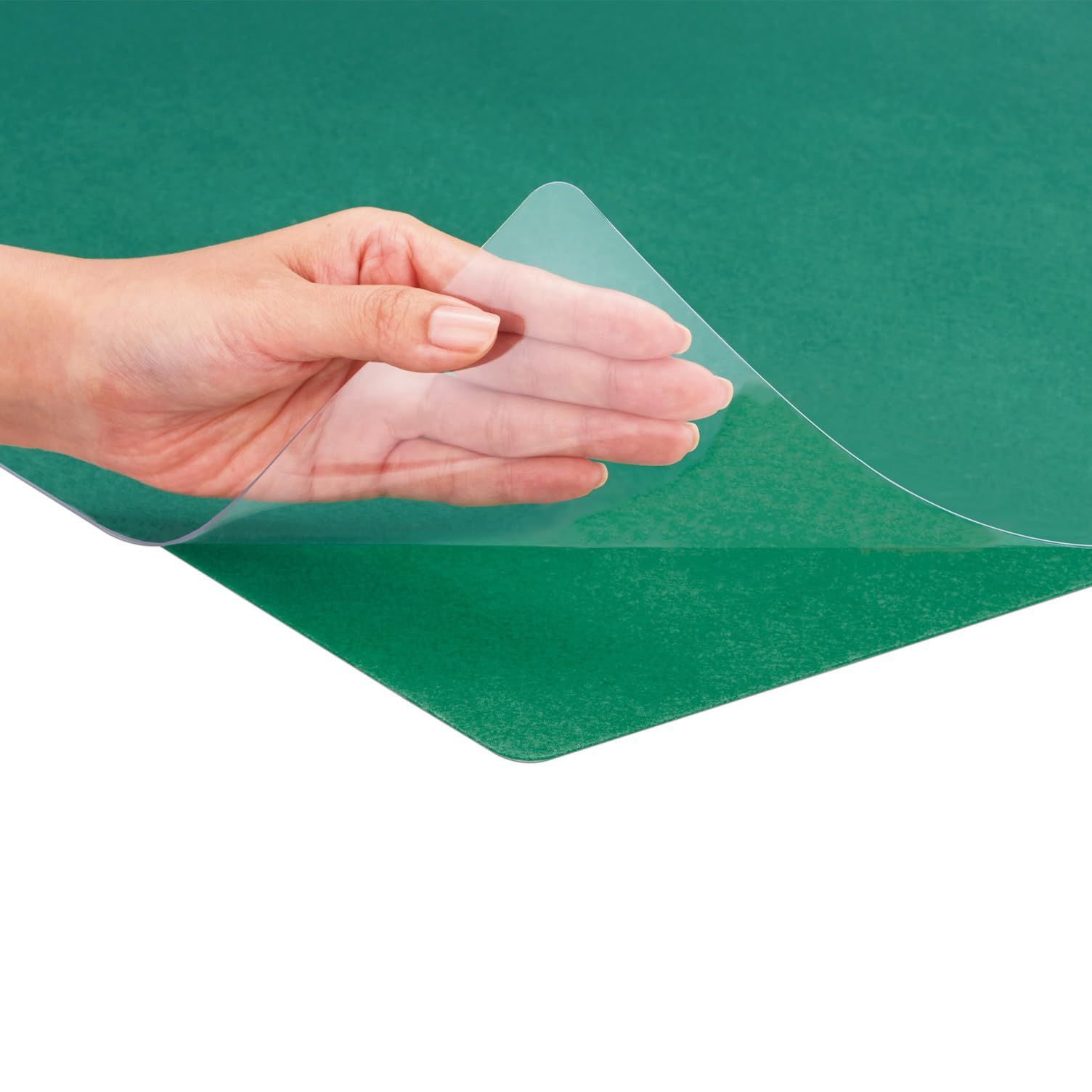 Size 990×690mm_Style ダブルタイプ 下敷付 プラス デスクマット 透明 軟質 エコノミータイプ 下敷付 990×690mm 41-064