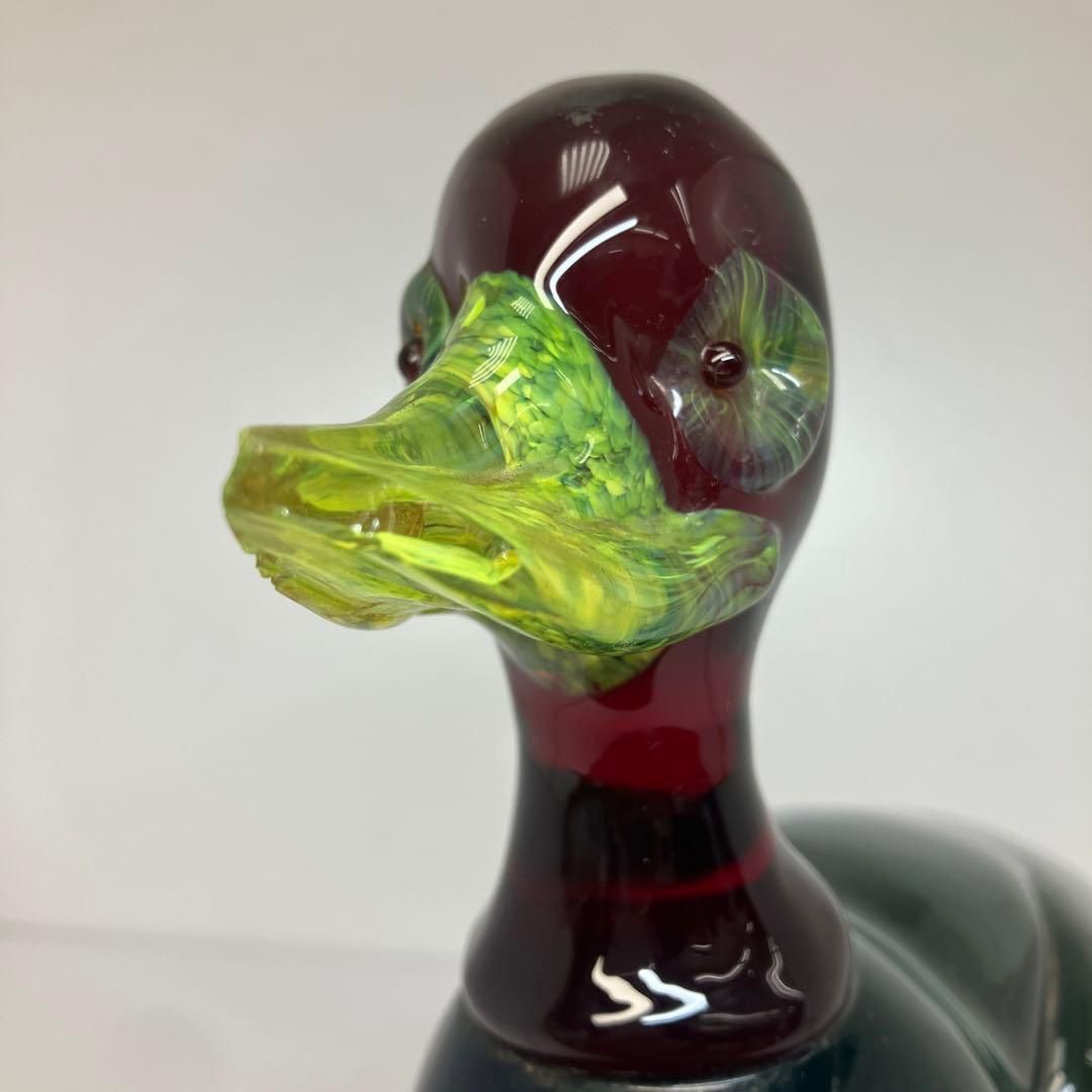 ムラノガラス　アヒル特大置物 5236g 東H6-0131① ムラノガラス アヒル特大置物 5236g 東H6-0131① - メルカリ