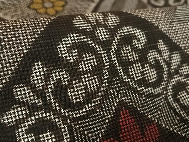 平和屋着物○本場大島紬 龍郷絣 正絹 逸品 未使用 AAAT9472np