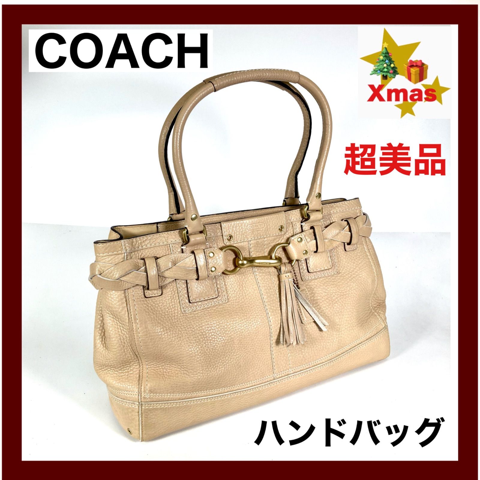 COACH】コーチ ハンドバッグ (超美品) - メルカリ