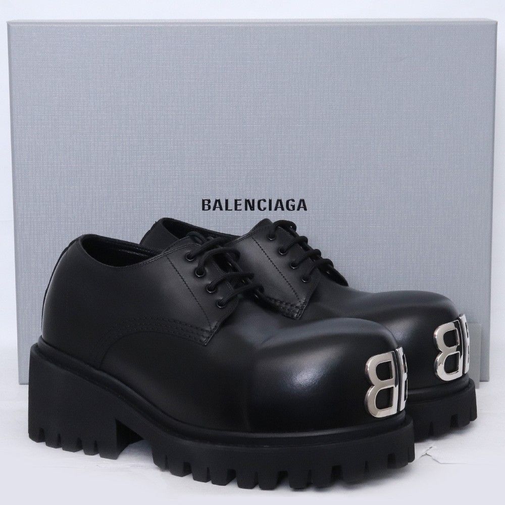 BALENCIAGA インスペクター ダービー バレンシアガ　41 未使用 26.5cm相当 BALENCIAGA STOMPER ダービーシューズ サイズ