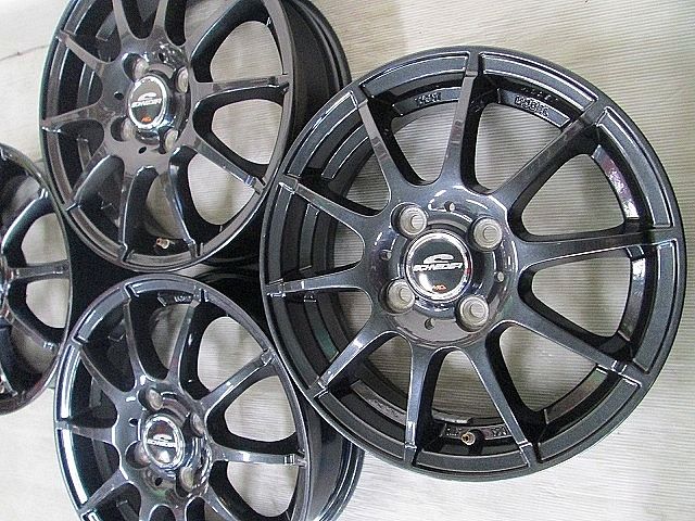 A-TECH SCHNEDER 14インチ 4穴-100 装着車種N-BOX N-WGN 装着車種N-BOX N-WGN スペーシア タント デリカミニ