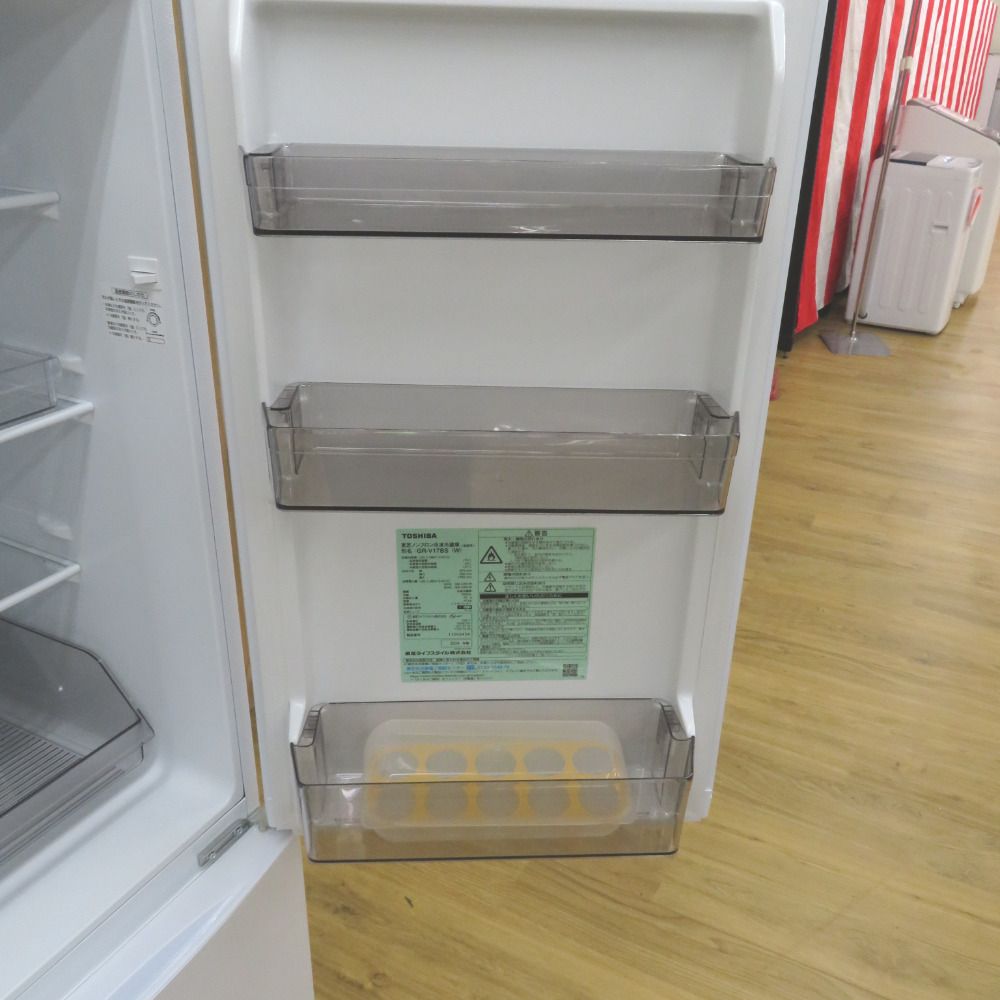TOSHIBA (東芝) 冷蔵庫 153L 一人暮らし向け 2ドア ホワイト GR-U15BS