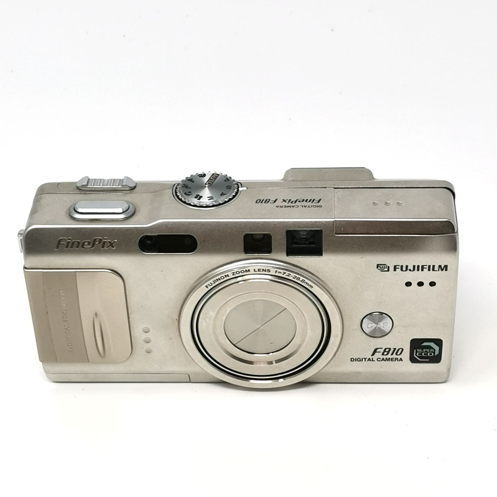 フジフィルム FINEPIX F810 デジカメ デジタルカメラ シルバー 充電器 