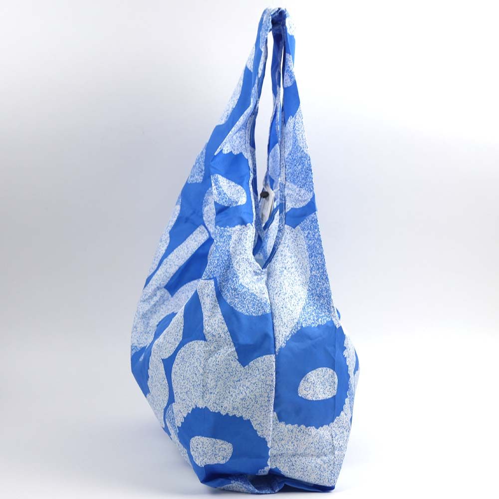 マリメッコ バッグ marimekko トートバッグ スマートバッグ エコバッグ 折りたたみ収納 BLUE WHITE 093925-515 093925 515