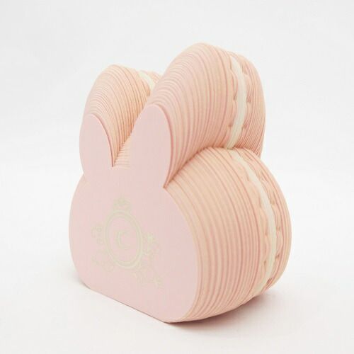 まとめ クルーシャル 付箋 マカロン付箋 ウサギ pink S180021P ×15セット