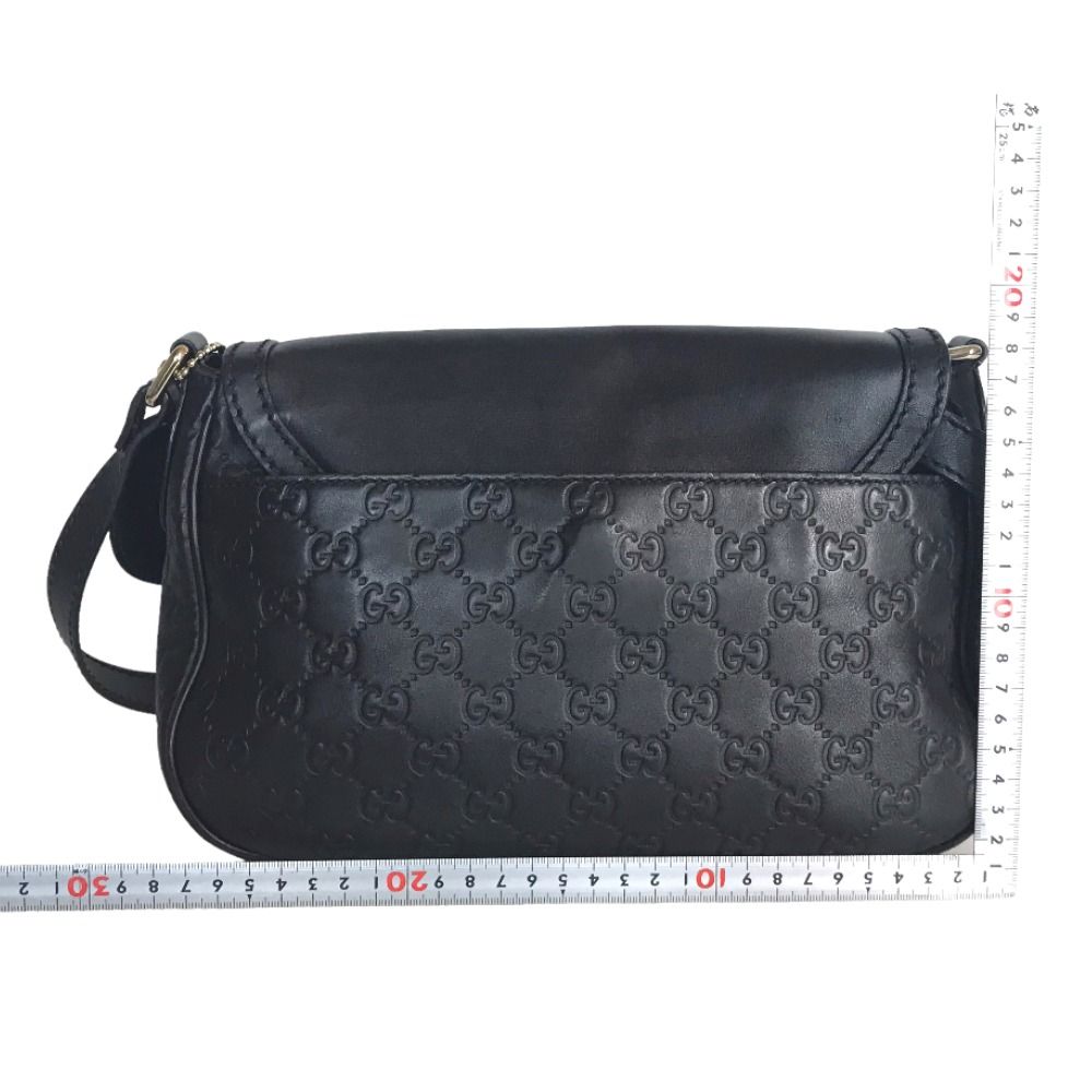 Gucci ブラック ショルダーバッグ GUCCI グッチ クロスボディ ショルダーバッグ レディース