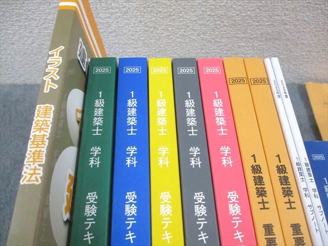 全国送料無料】 日建学院 2018年度 1級建築士 学科 講座 テキスト 問題