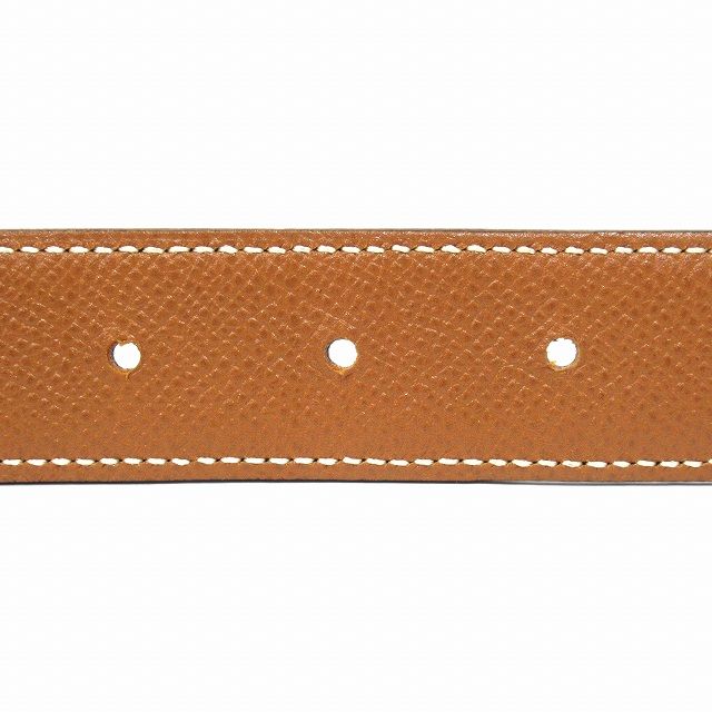 美品 エルメス vintage HERMES エトリエ リバーシブル ベルト ボックス
