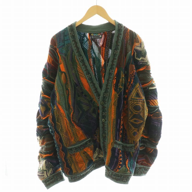 COOGI 3Dカーディガン 古着通販】90年代 オーストラリア製 COOGI クージー ウール 3D