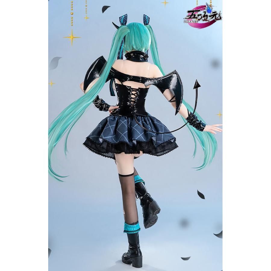 初音ミク コスプレ フルセット ラスカル 2023 五次元 基萌 初音ミク×ラスカル コラボ2023 コスプレ衣装