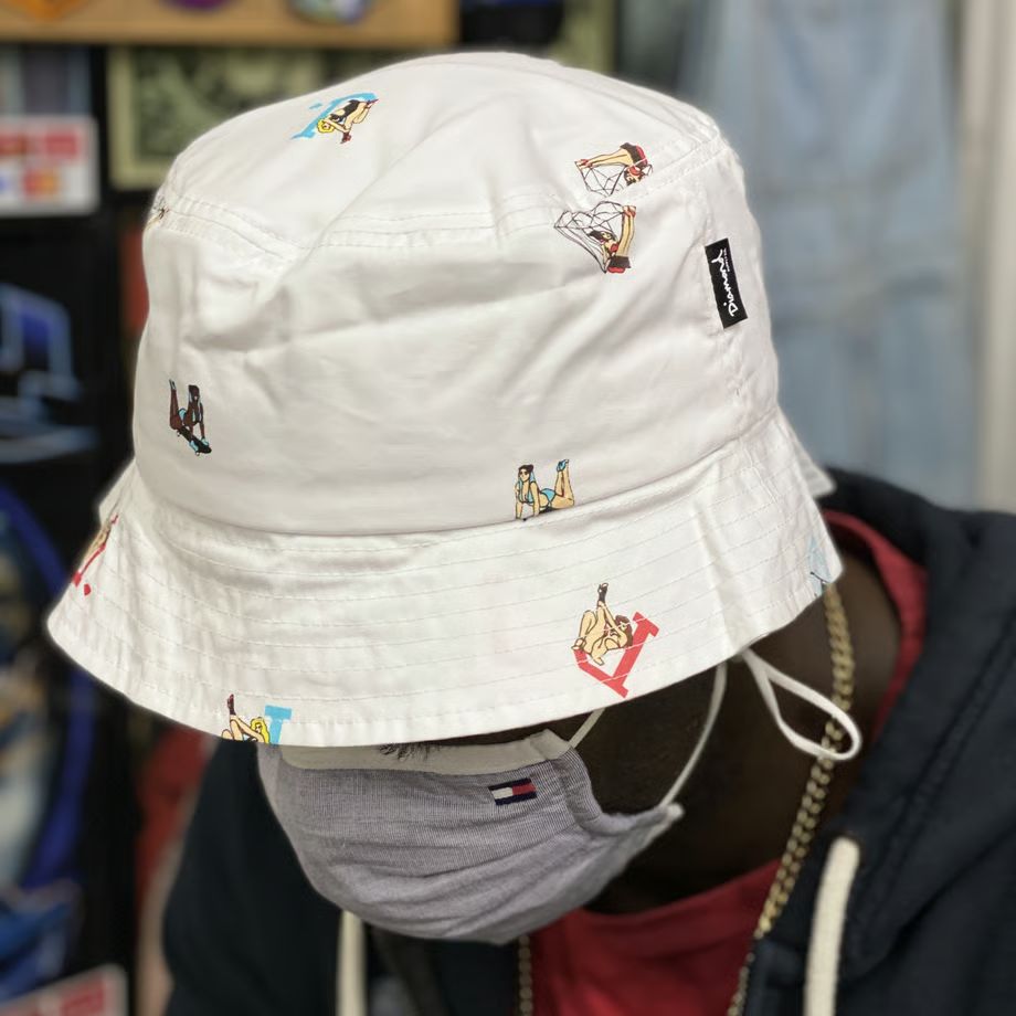 Diamond Supply Co. ダイヤモンドサプライ BUCKET HAT バケットハット ピンナップガール 白