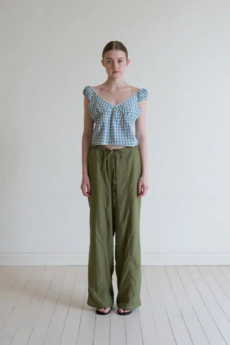 쏘딩LEEブレーザー ボヘ オリーブ パンツ