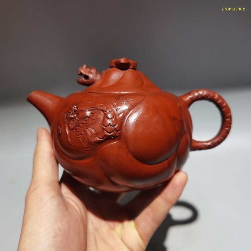 朱可心・紫砂壺・梅莊壺・原礦老紫泥・茶具・茶道品』極細工