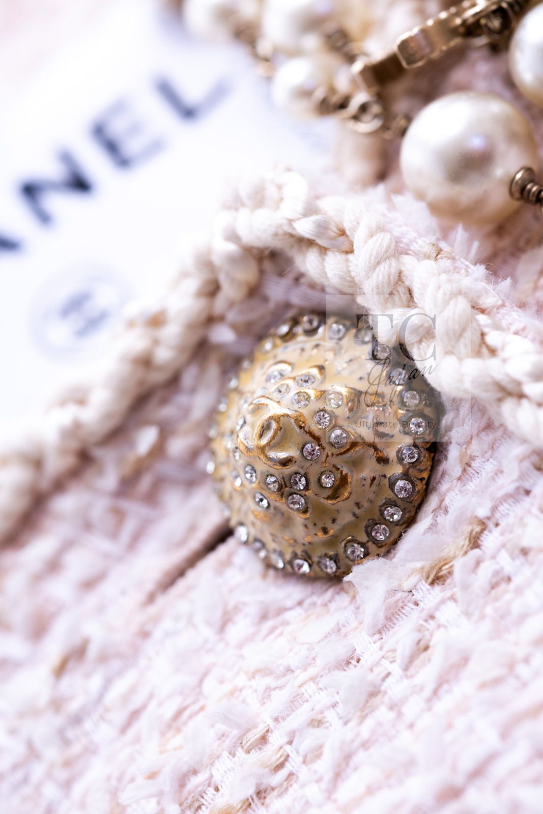 シャネル ジャケット CHANEL 99万 ペール ベージュ ピンク