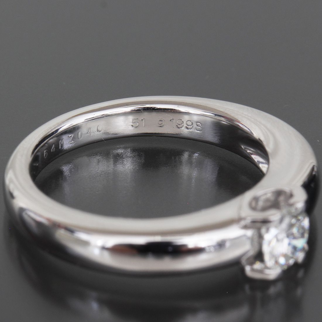 カルティエ Cドゥ ダイヤ リング 14号(51) K18WG E1848 - メルカリ 