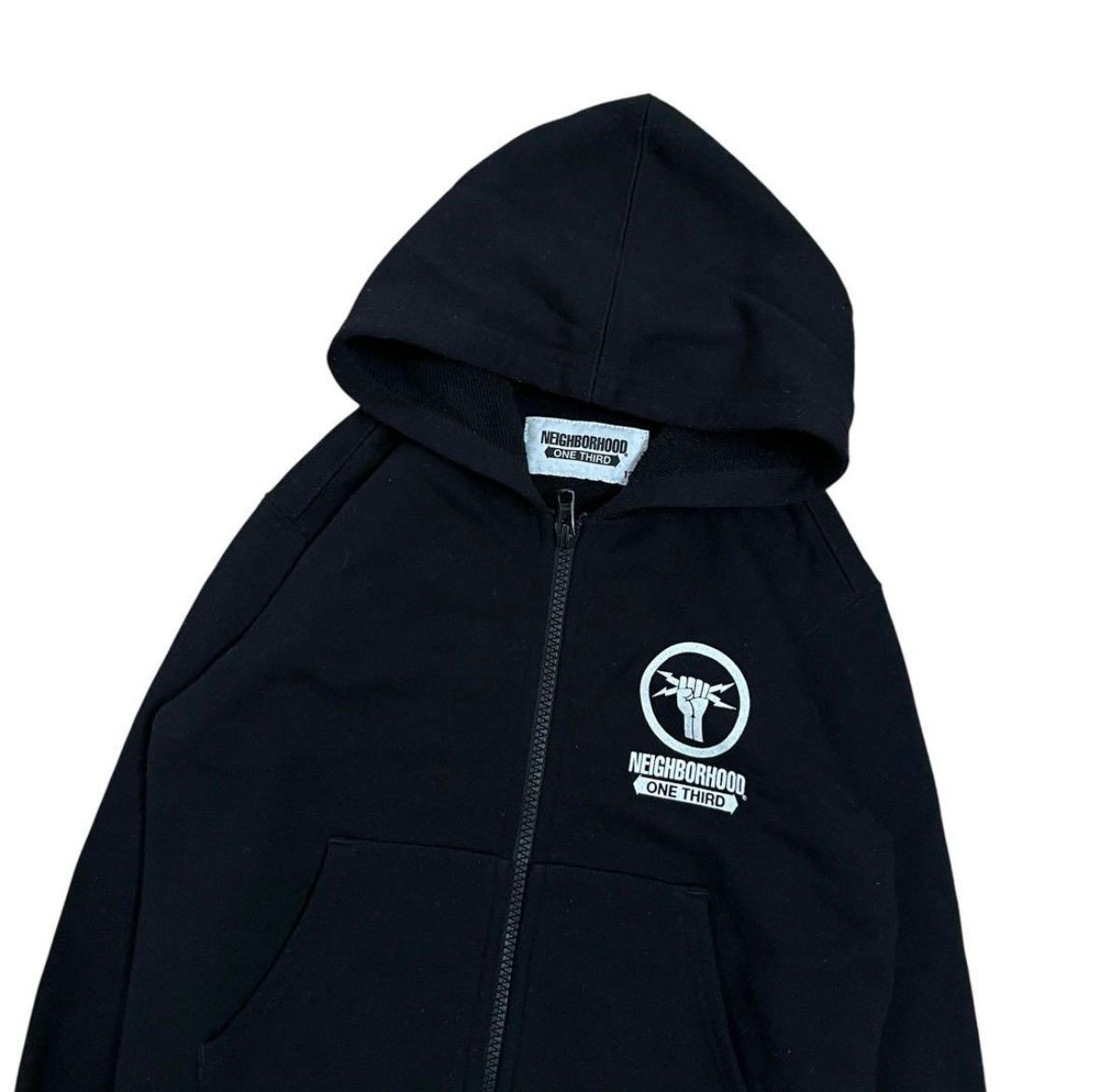 ビッグブランドロゴ ジップアップパーカー