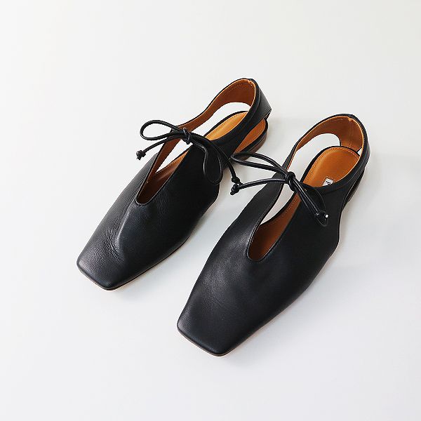 PIPPICHIC ピッピシック AMBER COCO フラットシューズ 37.5/ブラック 