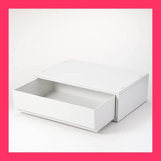 無印良品／ポリプロピレンケース・引出式・横ワイド・浅型 抜き出す