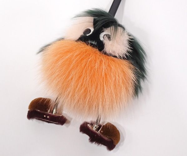 質コニシ】【FENDI/フェンディ】バッグチャーム キーホルダー