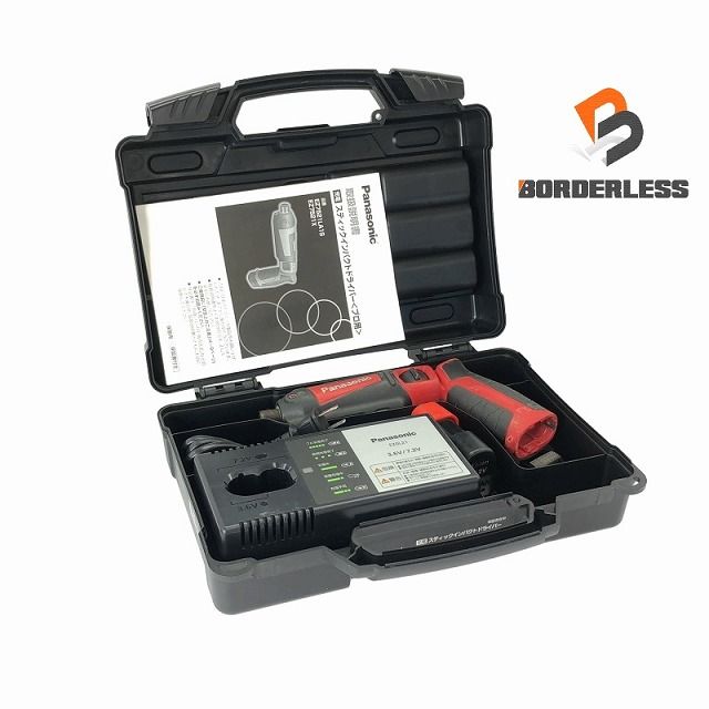 品 Panasonic パナソニック 充電スティックインパクトドライバ EZ7521LA1S バッテリー1個 充電器 ケース113411