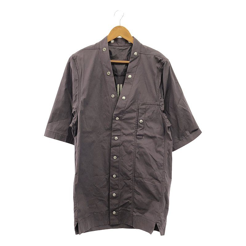 Rick Owens/22FW ラリーシャツ/FL素材/46/パール Rick Owens/22FW ラリーシャツ/FL素材/46/パール Rick Owens/22FW