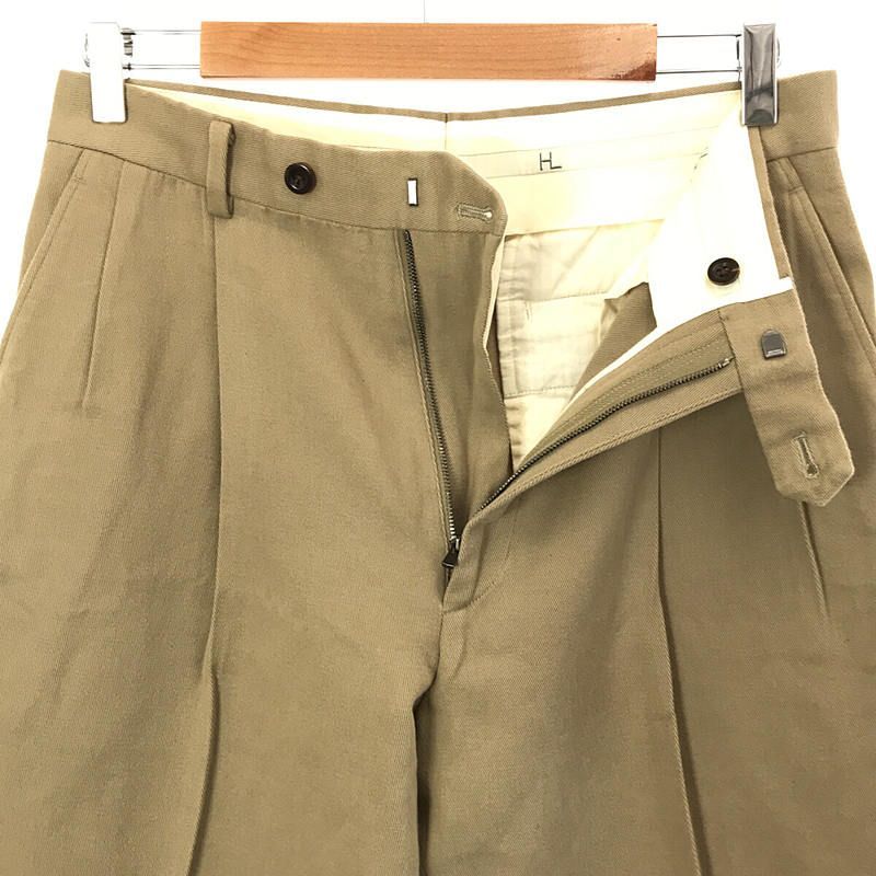 HERILL / ヘリル | 2020AW | CASHMERE CHINO PANTS コットン カシミヤ 