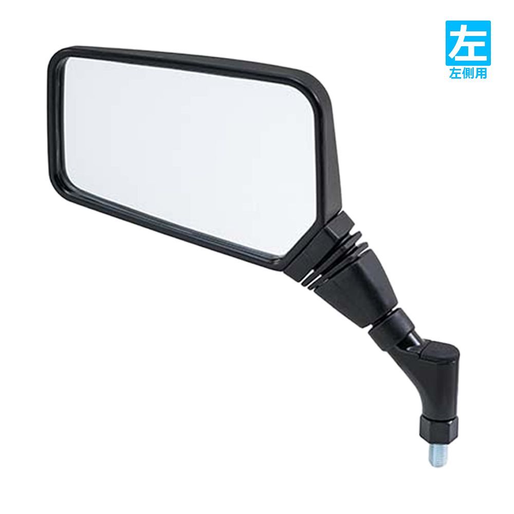バイク ミラー レトロ スクエア TANAX NA-015R NA-015L ナポレオン