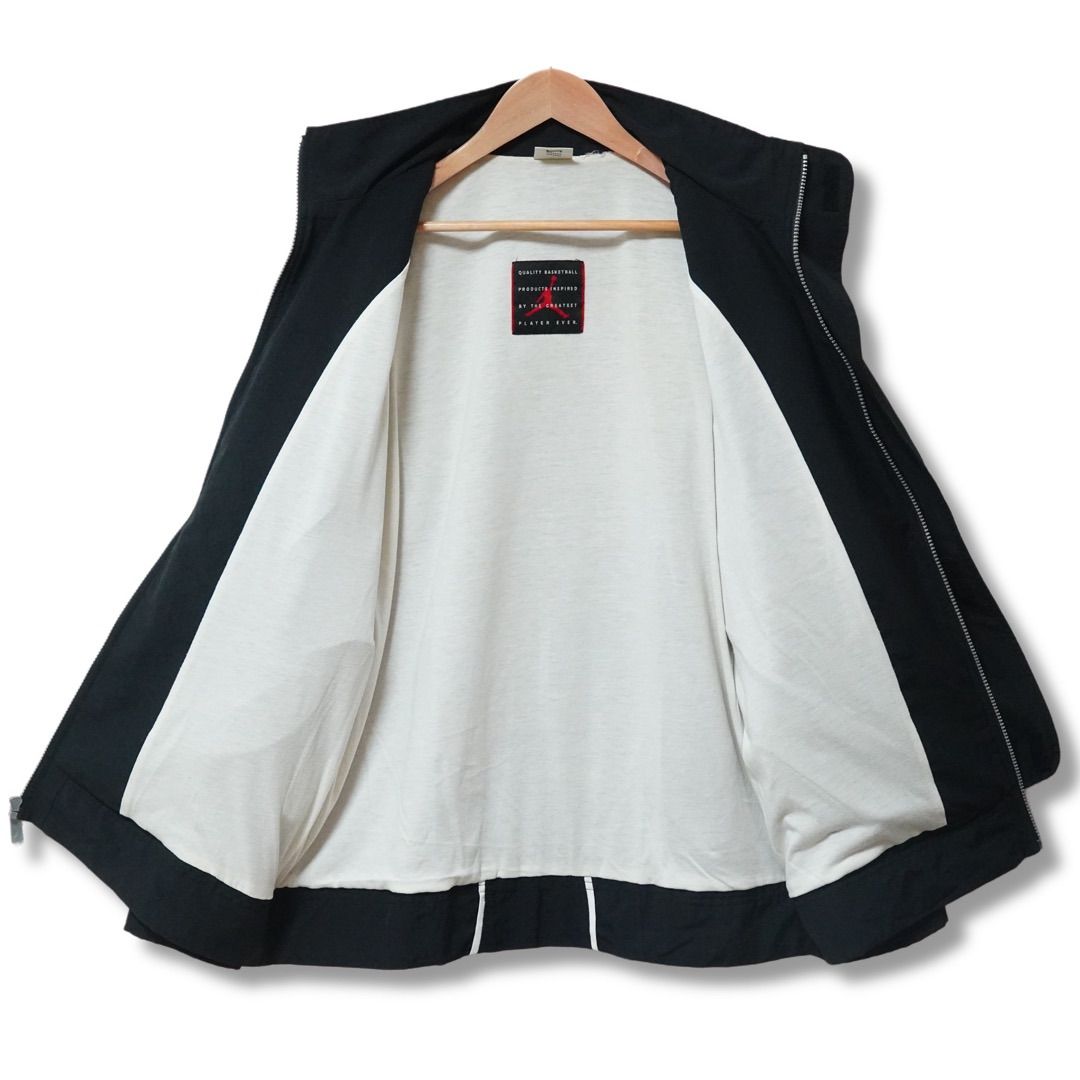 90s エアジョーダン ナイロンジャケット XL相当 ブラック ナイキ NIKE