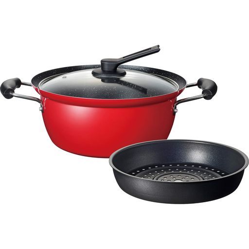 COPPER100 両手鍋 新品】22cm 銅製 深型 両手鍋 新光金属 COPPER100