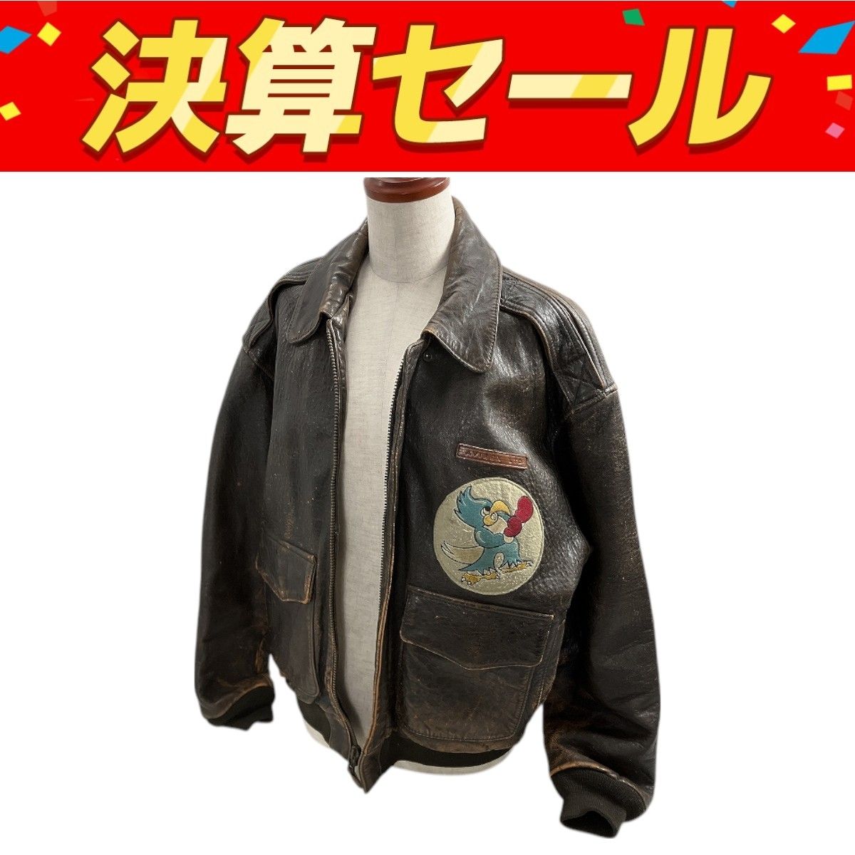 アヴィレックス A-2 50周年記念 フライトジャケット ピンナップ