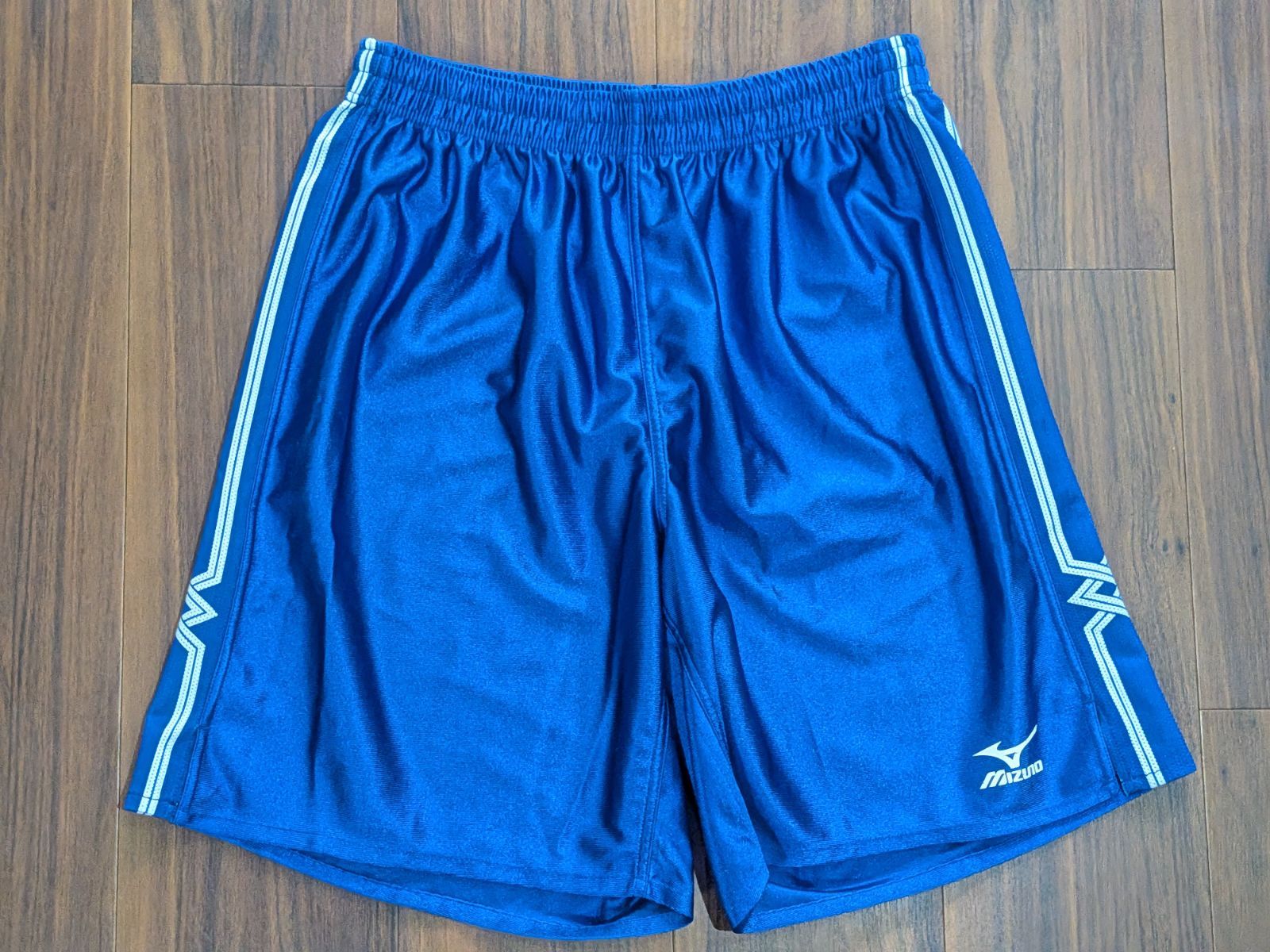 希少】MIZUNOミズノ/MCライン/サッカーパンツ/O/光沢ネイビー