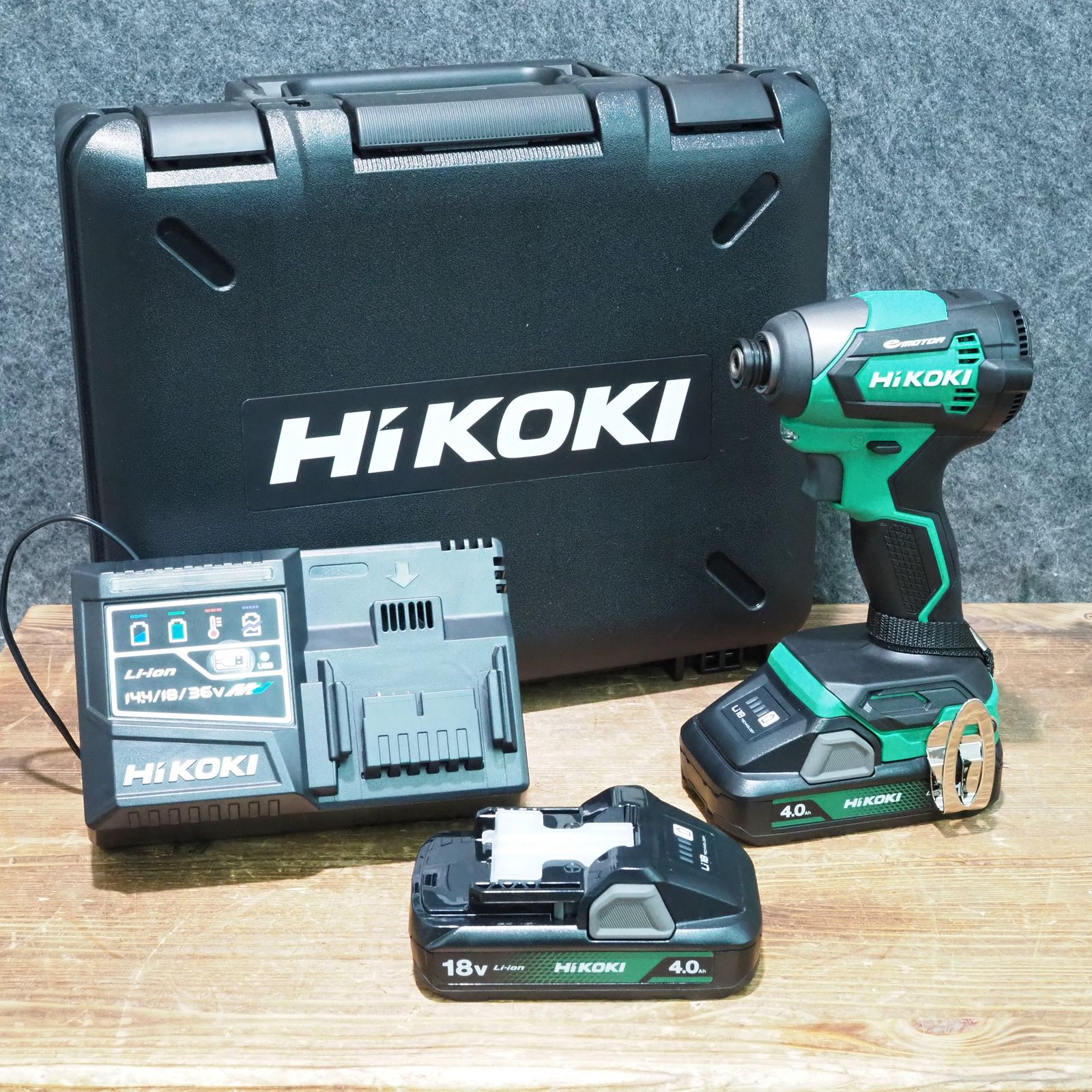 未使用品】ハイコーキ/HIKOKI 18vインパクトドライバ WH18DE(2LC 