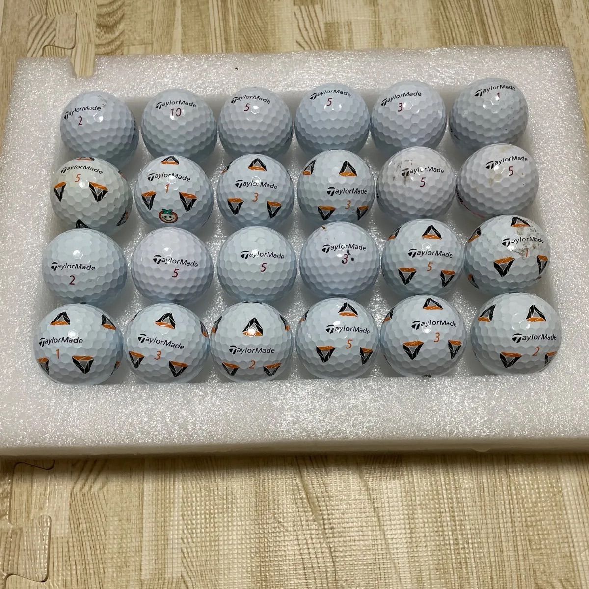 テーラメイドロストボール24球 ⑲ テーラーメイド ロストボール ゴルフ