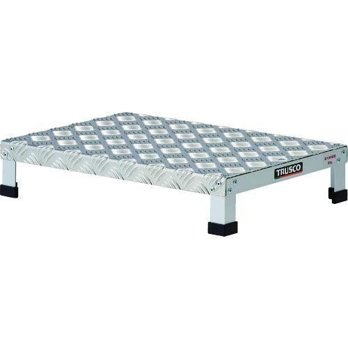 Size 500X350XH100 TRUSCO トラスコ ローハイシステムステップ アルミ製足踏台 500X350XH100 LH-100A