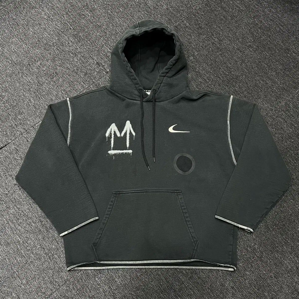 【雷市場（ポンジャン）商品韓国直送】 Nike(ナイキ） x Off-White(オフホワイト) NRG RU フード付きTシャツ