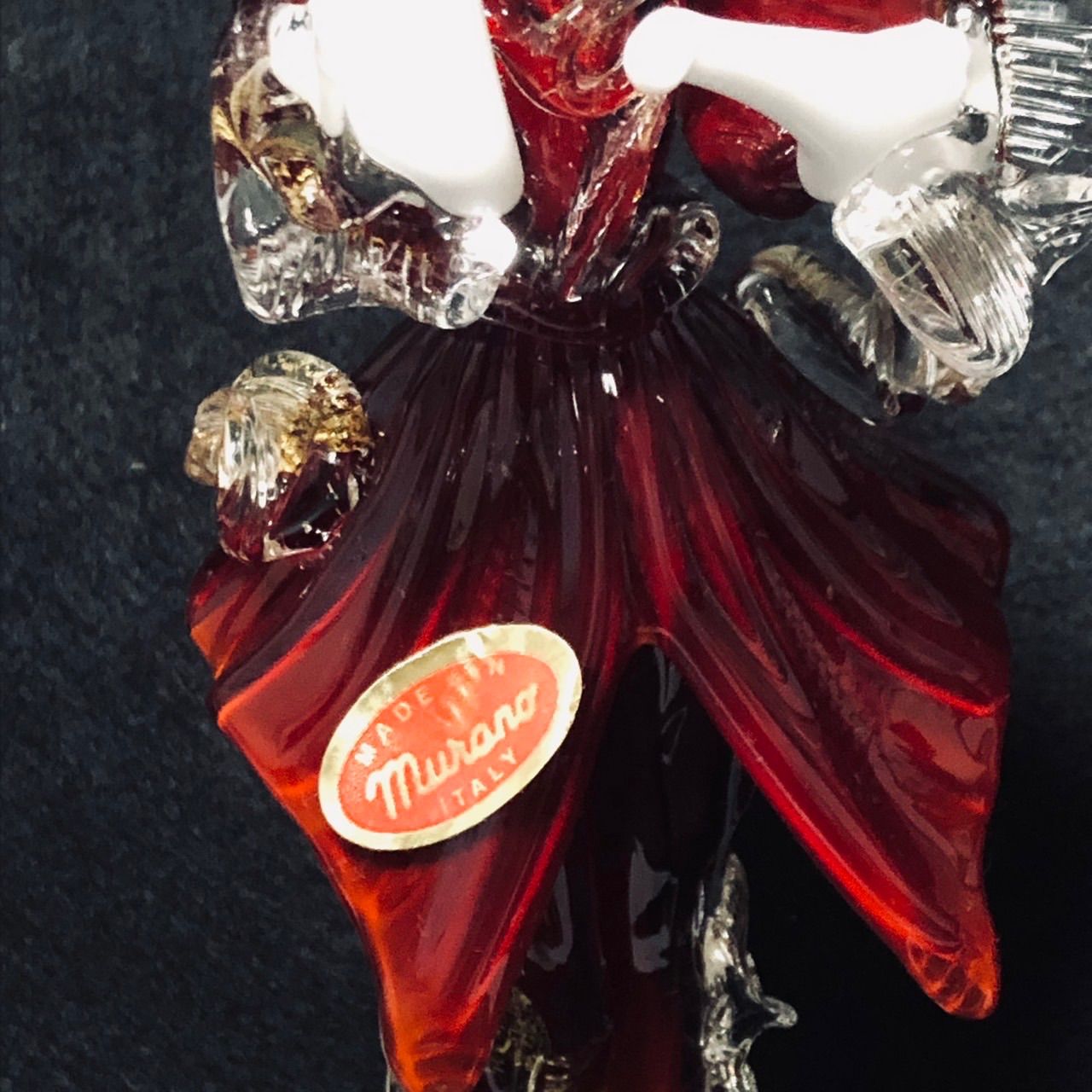 ベネチアン 人形 セール！ イタリア ベネチアングラス ペア人形