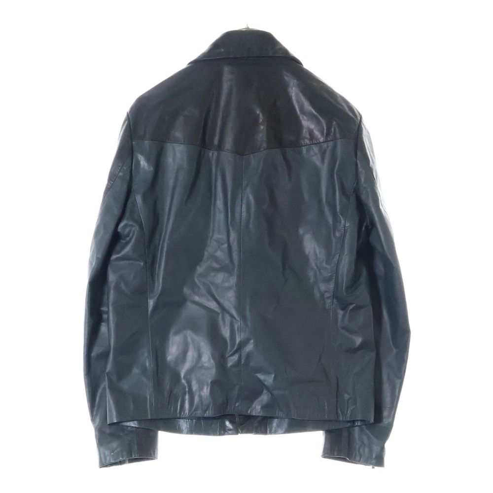 Paul Smith (ポールスミス) カウレザー バイカラー ジップアップ