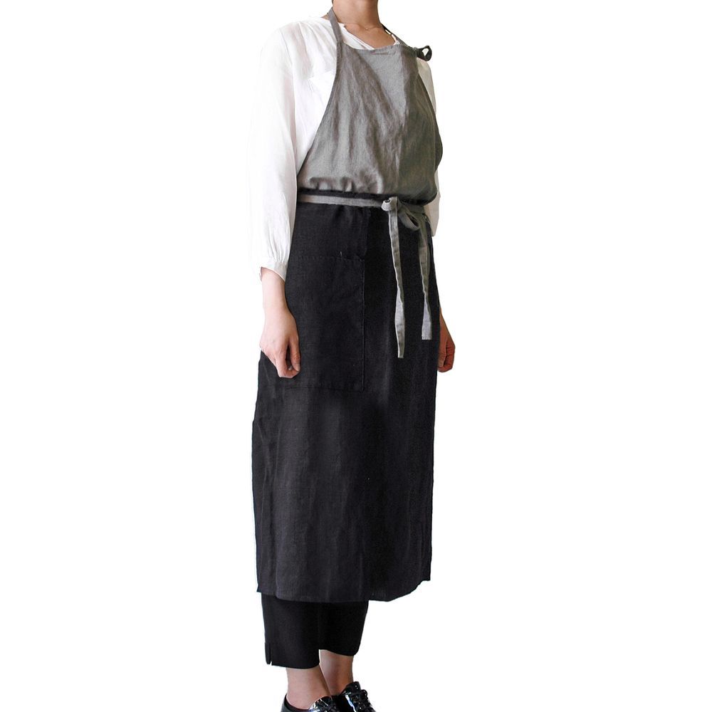 Le campstair 都築理沙　つづりさ　リネンエプロン ベージュ Le campstair 都築理沙 つづりさ リネンエプロン ベージュ - メルカリ