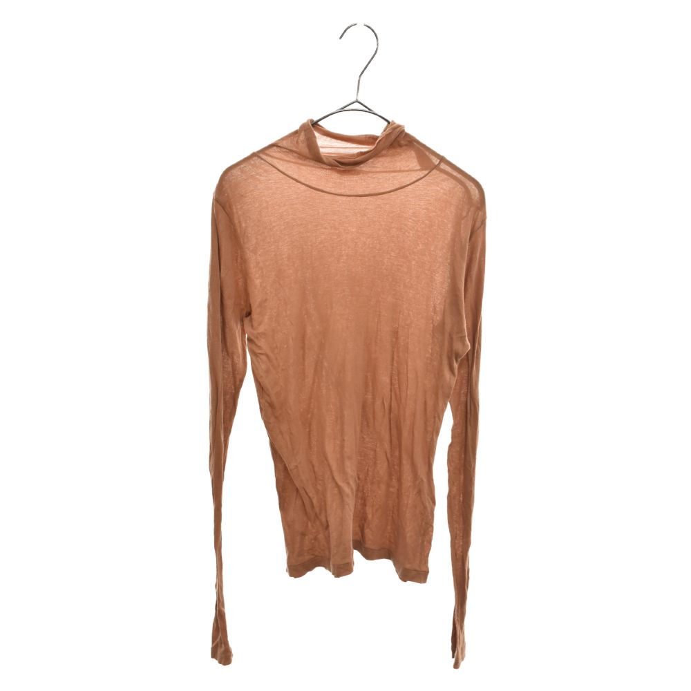 AURALEE (オーラリー) 18AW HIGH GAUGE SHEER RIB TURTLE NECK L/S TEE 
