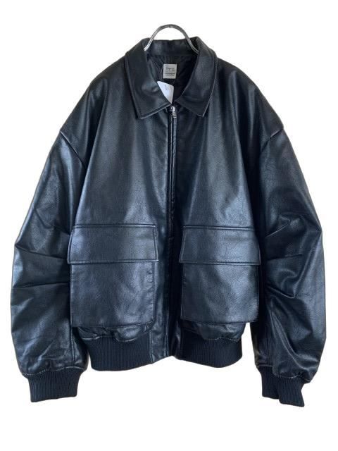 アングリッド　レザージャケット Sサイズ 新品未使用品 市場】【中古】Ungrid アングリッド ブルゾン ジャケット フェイク