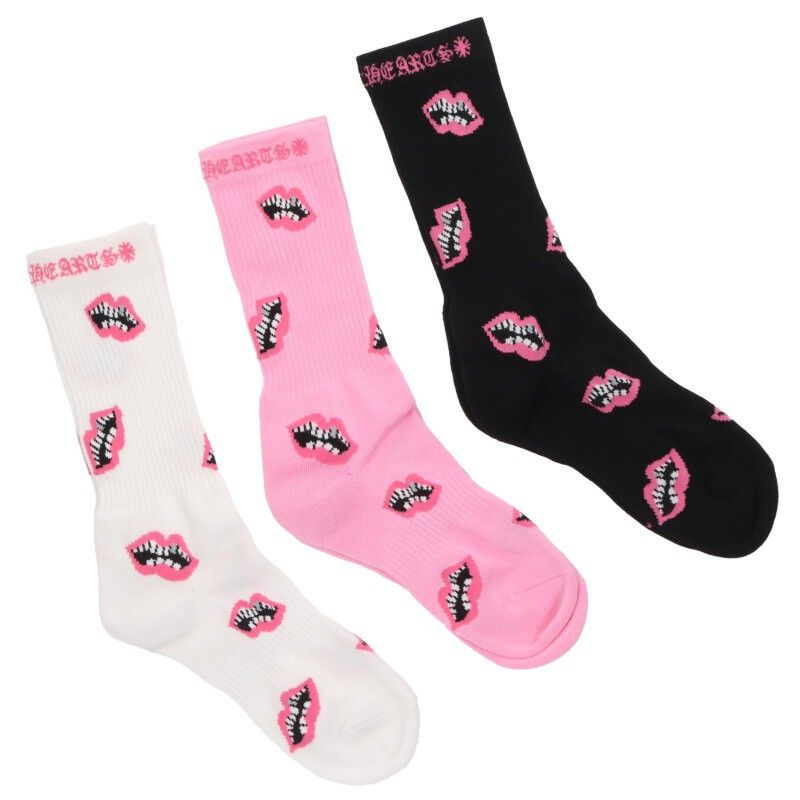  クロムハーツ SOCKS PPO CHOMPER 3 PK チョンパー靴下ソックス メンズ M ソックス レッグウェア