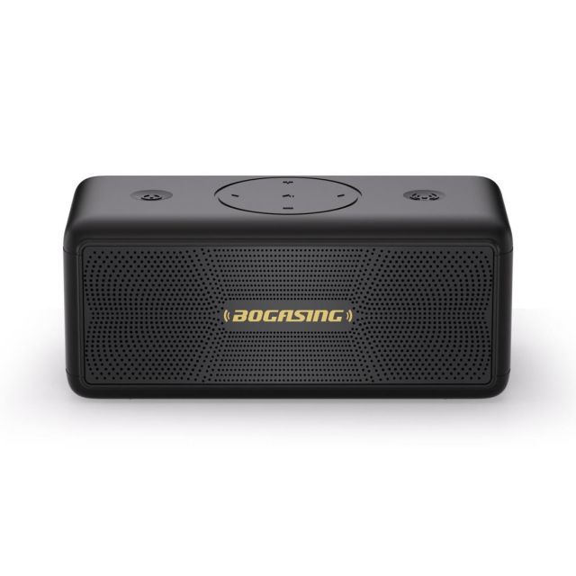 BOGASING M5 Bluetoothスピーカー ポータブル ワイヤレス 360度サウンド 40W出力 大音量 重低音 DSP技術搭載 IPX7 防水 防塵 耐衝撃 アウトドア ぶるーとぅーすすぴーかー 最大30時間連続再生 TWS対応 Bluetooth