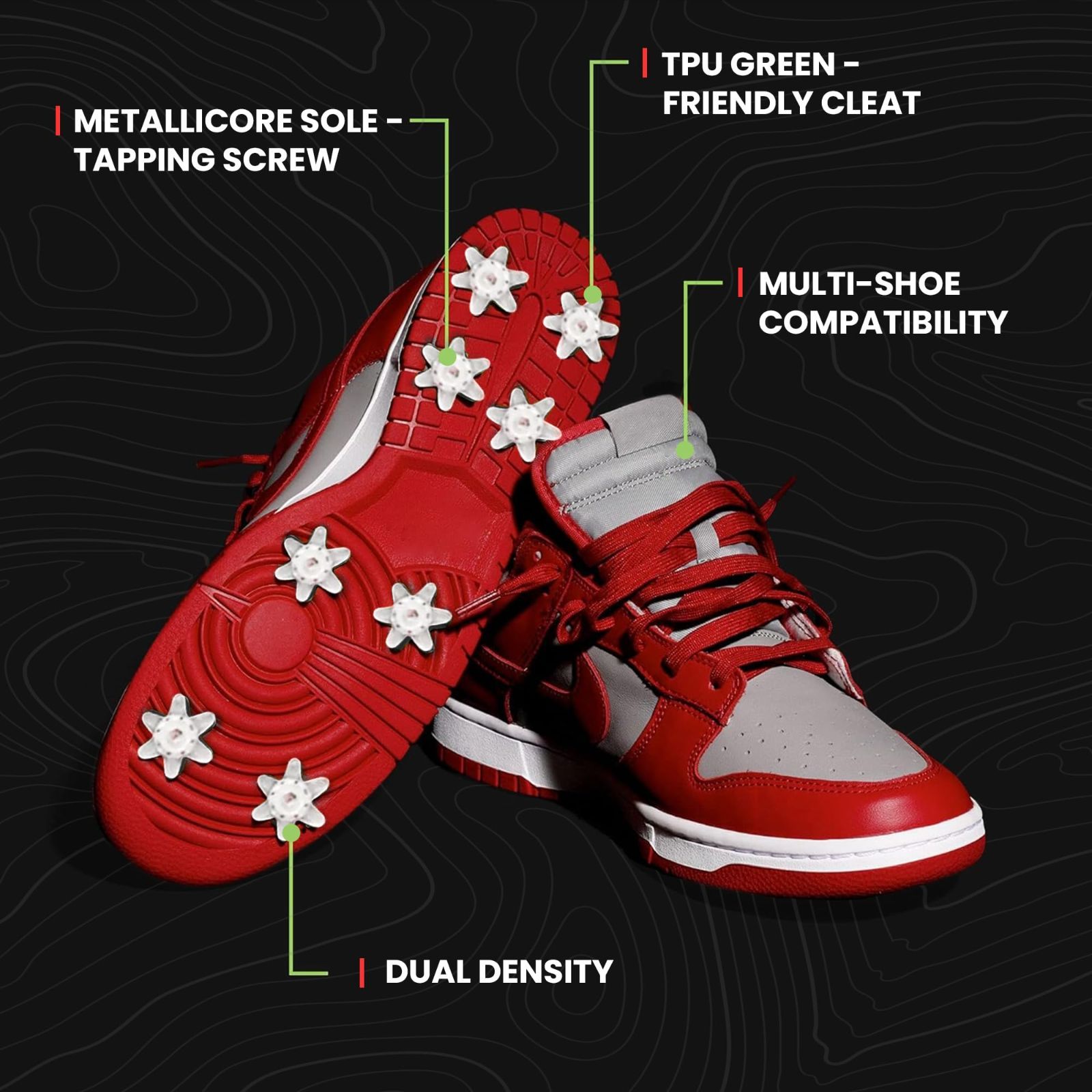 GOLFKICKS 正規代理店 ゴルフキックス スニーカーをゴルフシューズに ! シューズ スパイク WHITEMONARCHHOTEL_COM