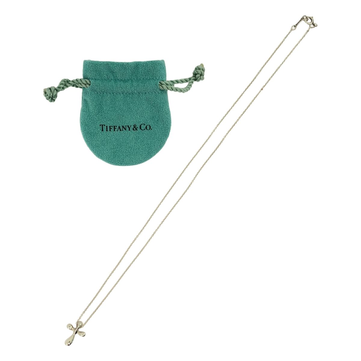 Tiffany - Co | ティファニー | エルサ ペレッティ シルバー925 スモールクロス ネックレス | シルバー | レディース