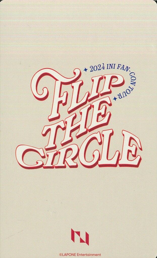 FLIP the CIRCLE 2024 IN DVD 藤牧京介トレカ付き 商品詳細ページ | INI OFFICIAL STORE | 2024 INI FAN-CON TOUR